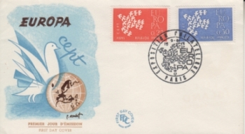 F FDC 1363 / 1364 ● - 1961 - 1